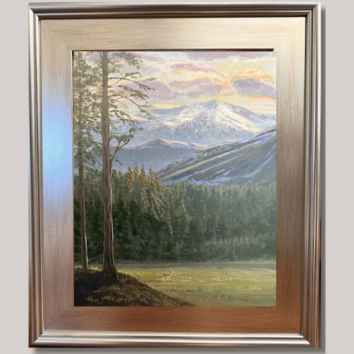 Click to view detail for Pikes Peak, from Ute Valley 16x12 $1850